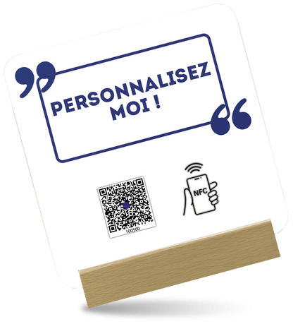 Plaque Plexiglass Réseaux Connectée NFC – Personnalisée